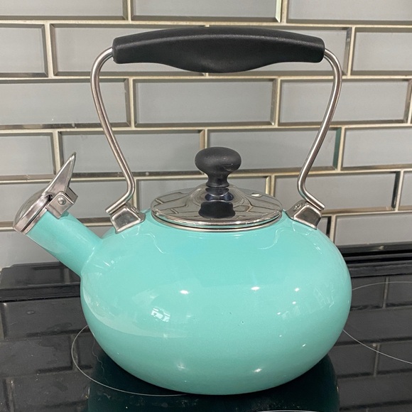 Chantal Other - Chantal teal whistling teapot kettle enamel coated 2 quart cottagecore farmhouse